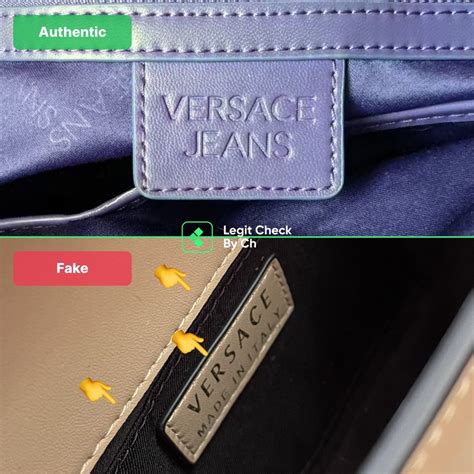 how to spot a fake versace bag|versace knockoff handbags.